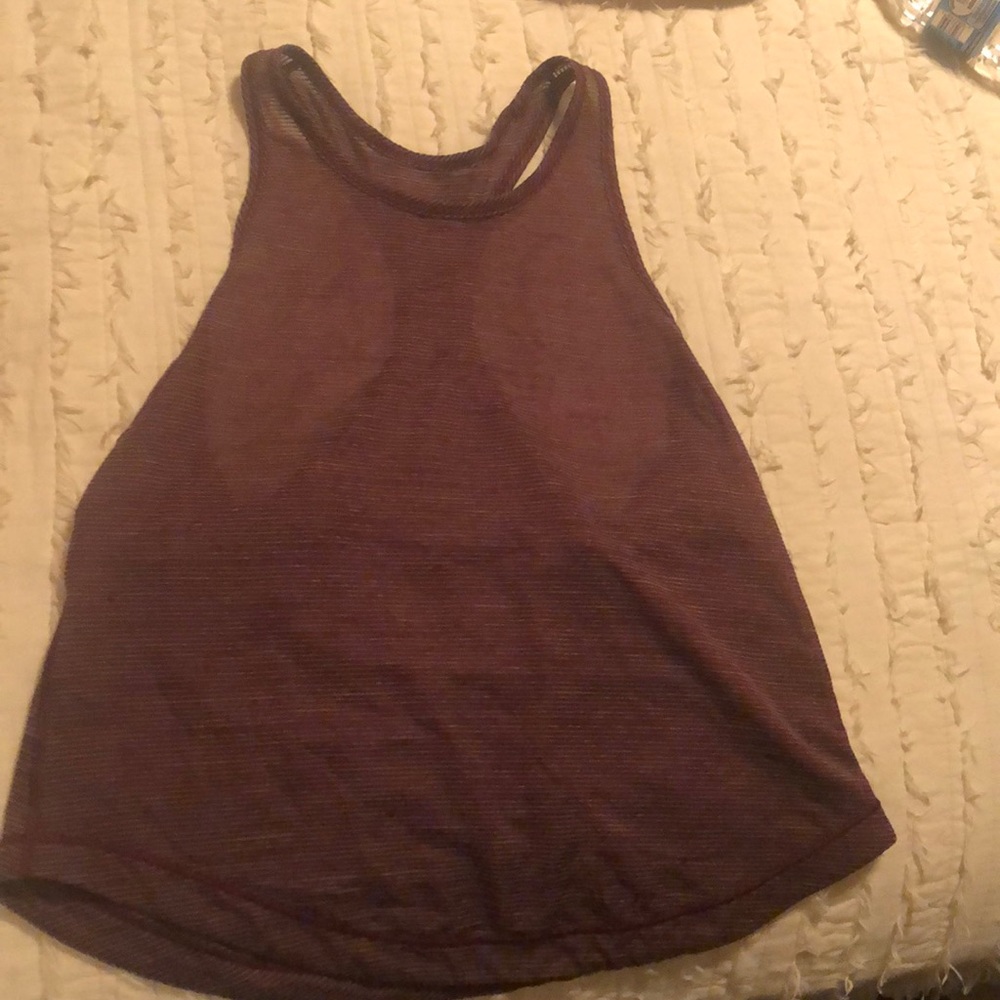 Lululemon Maroon Racerback Tank - Picture 2 of 3